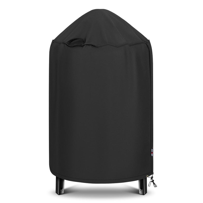 Unicook Round Smoker Cover 30 Inch, Heavy Duty Waterproof Charcoal Kettle BBQ Grill Cover, Fade Resistant Barrel Protector, Fits Weber Char-Griller Akorn Kamado and More, 30" Dia x 36" H - Image 1